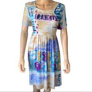 Colorful Summer Dress or Cover-up